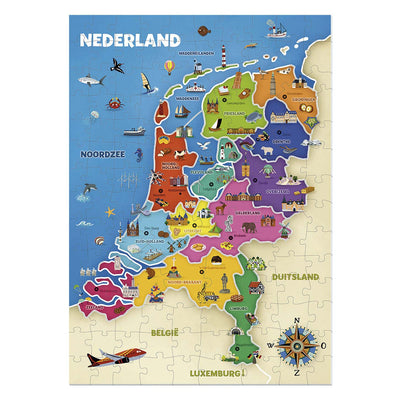 Jumbo - ik leer - kaart van nederland - educatief spel - vanaf 6 jaar