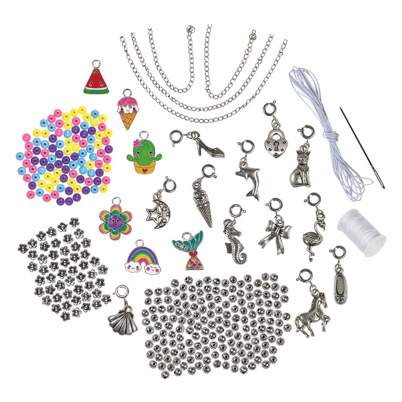 Jill hace sus propias joyas de encantos