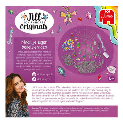 Jill hace sus propias joyas de encantos