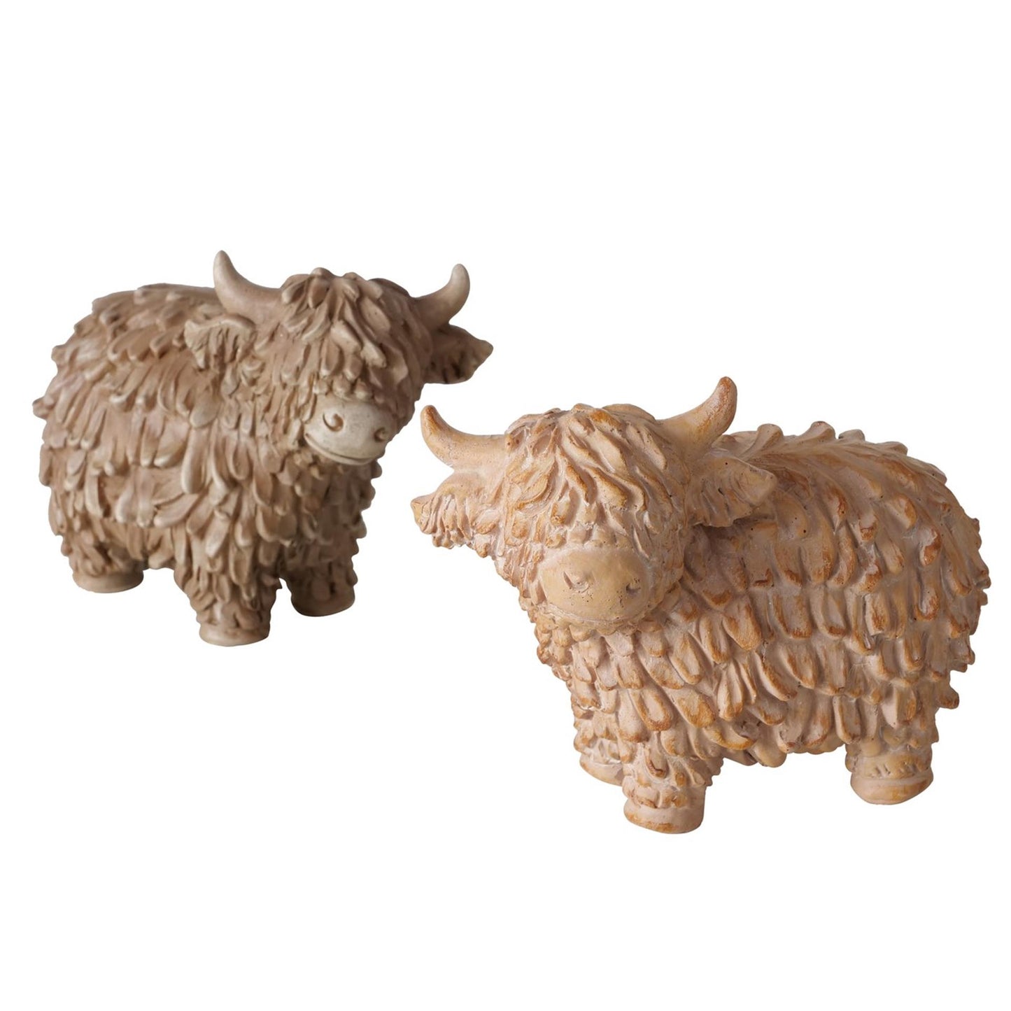 Boltze home figura mucca buffy h7.5x10cm in resina