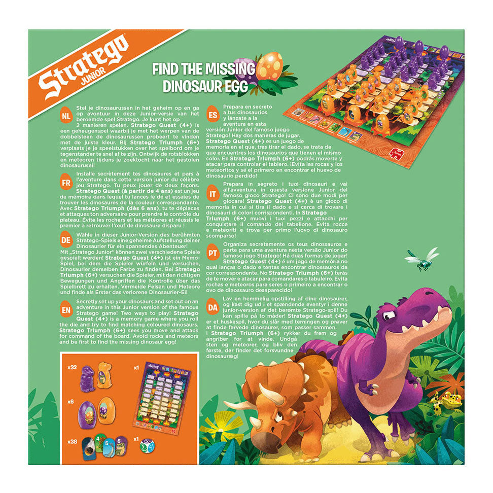 Juego de mesa de Jumbo Stratego Junior Dino