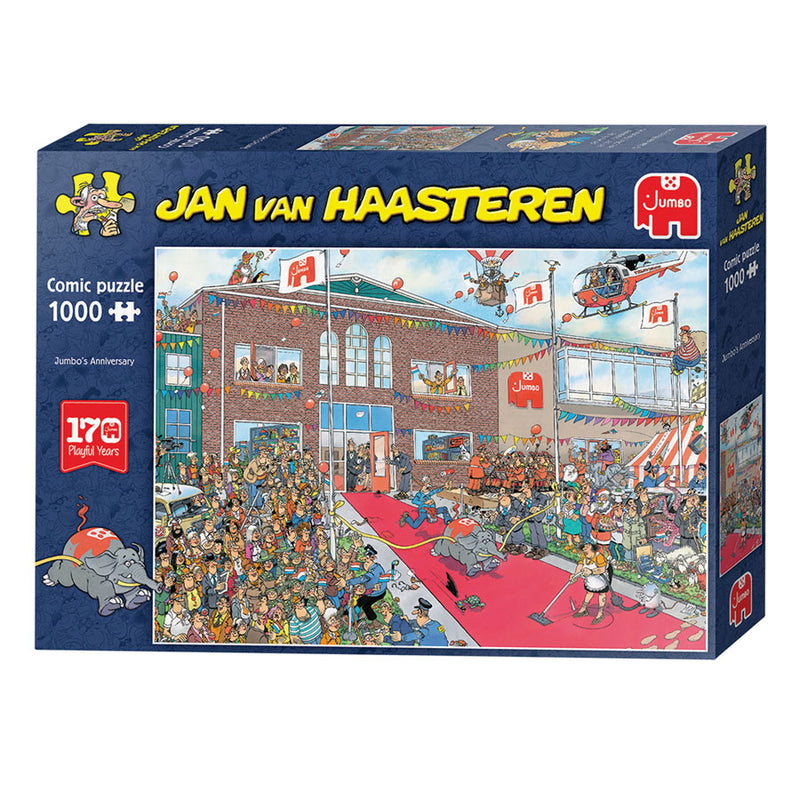 Jan Van Haasteren Pluzzle - 170 anni Jumbo Jumbileum, 1000st.