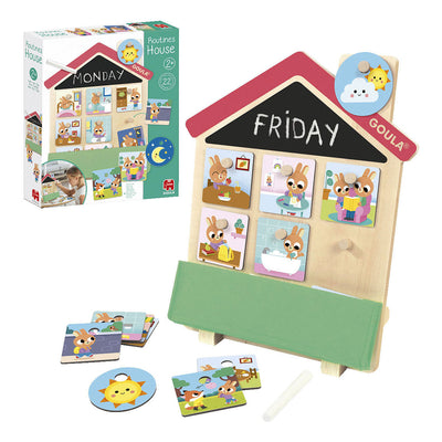 Routine House Educational Wooden Game