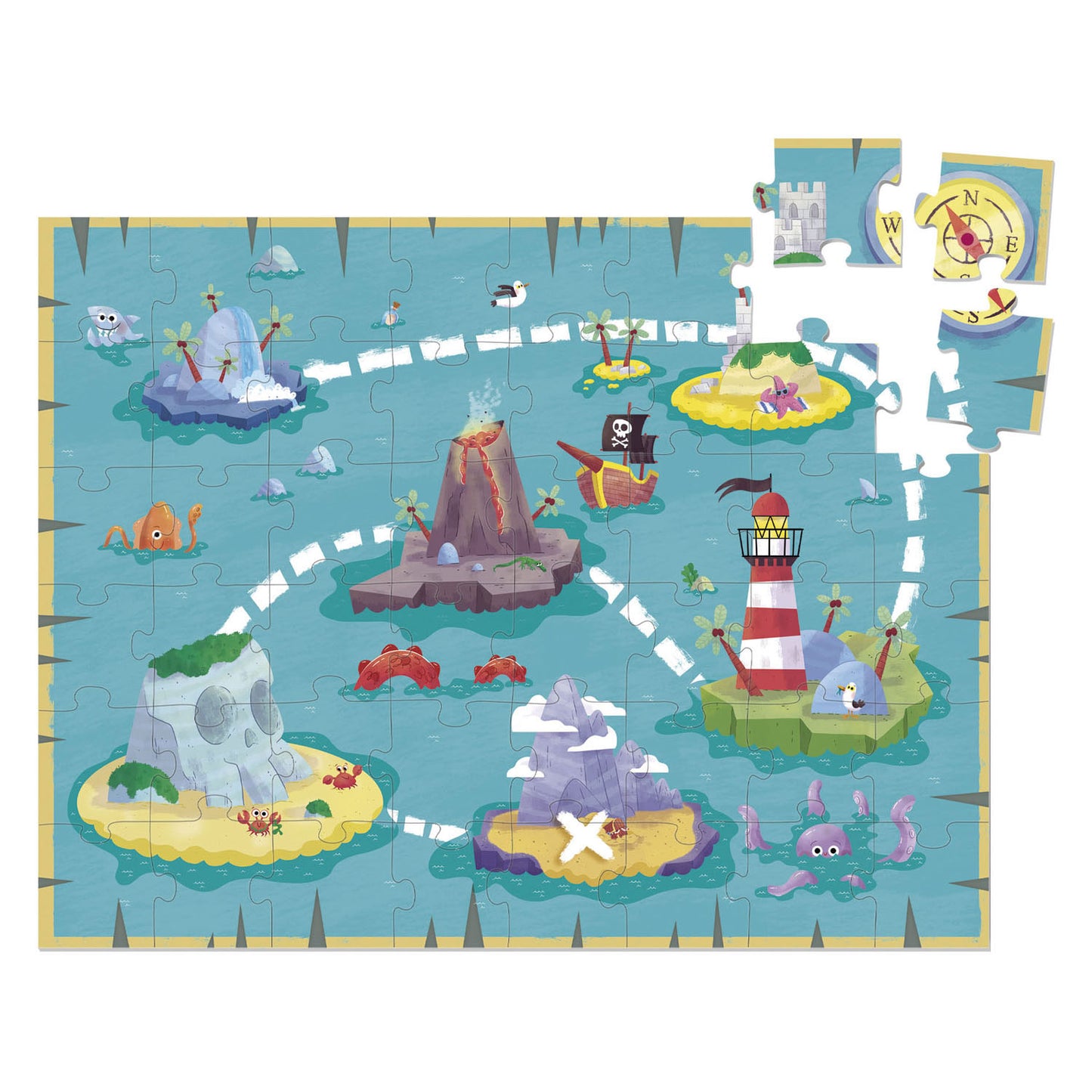 Goula jigsaw puzzle XXL Pirates, 48st.