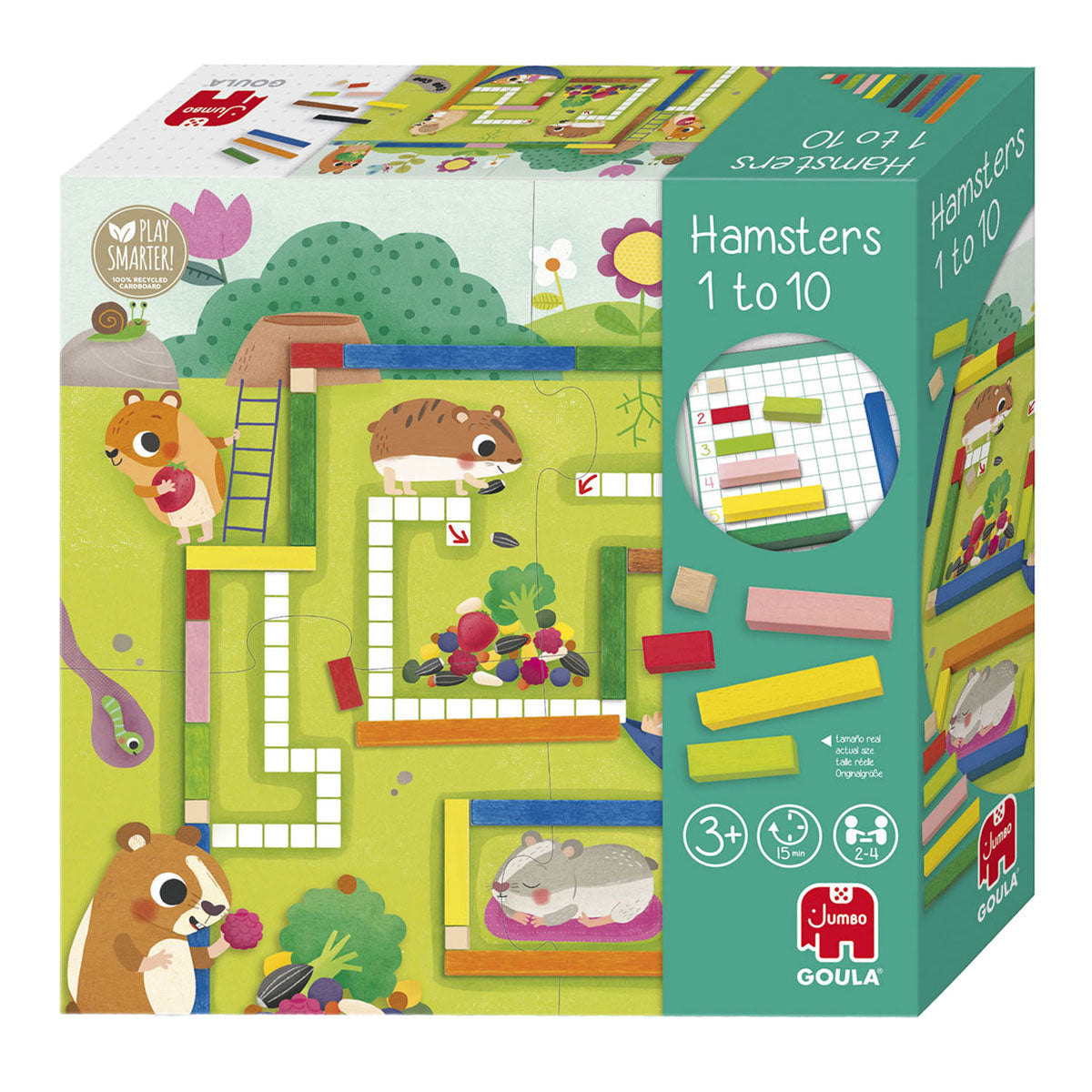 Goula Hamsters da 1 a 10 gioco di calcolo educativo