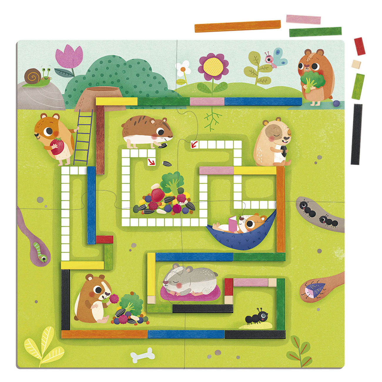Goula Hamsters da 1 a 10 gioco di calcolo educativo