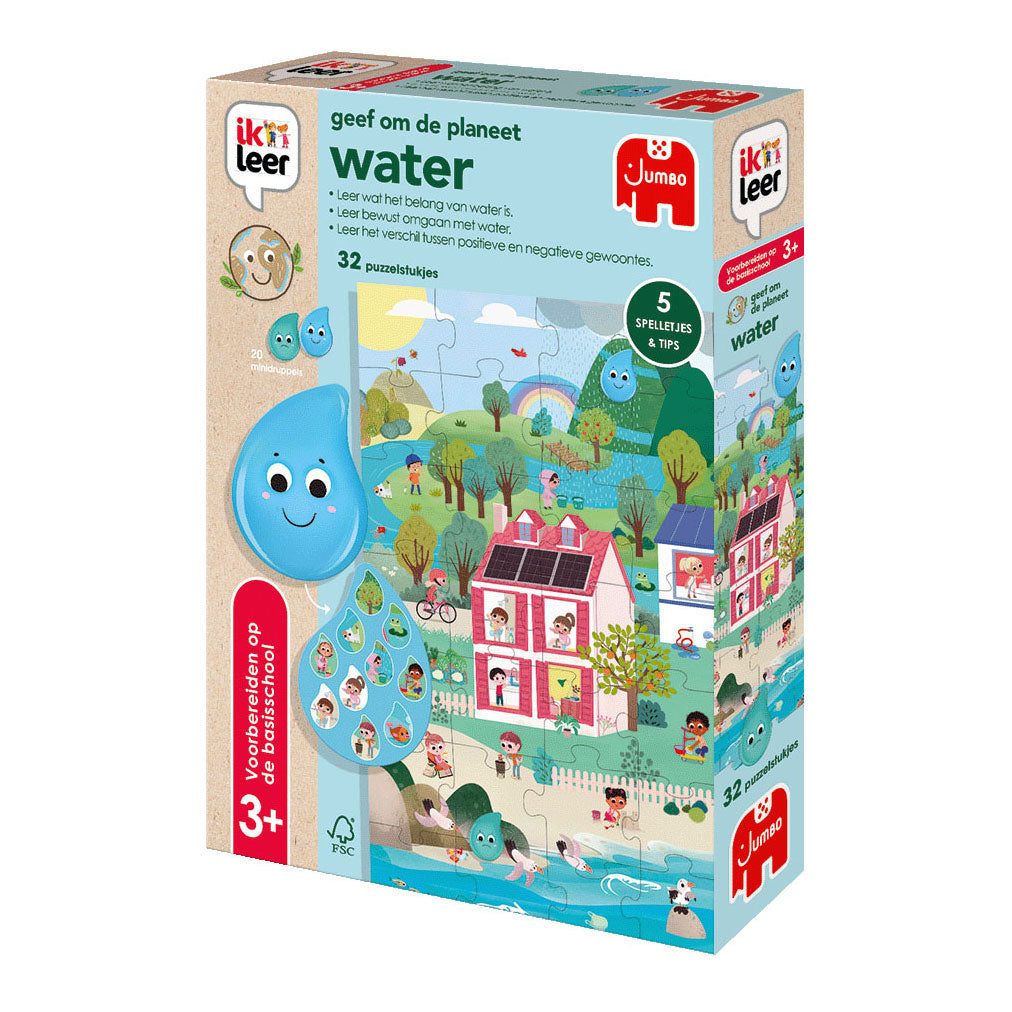 Jumbo ik leer - geef om de planeet - water - educatief spel