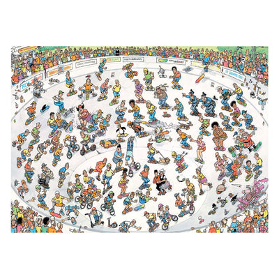 Jan Van Haasteren Jigsaw Puzzle Skateboarding nella ciotola, 2000st.