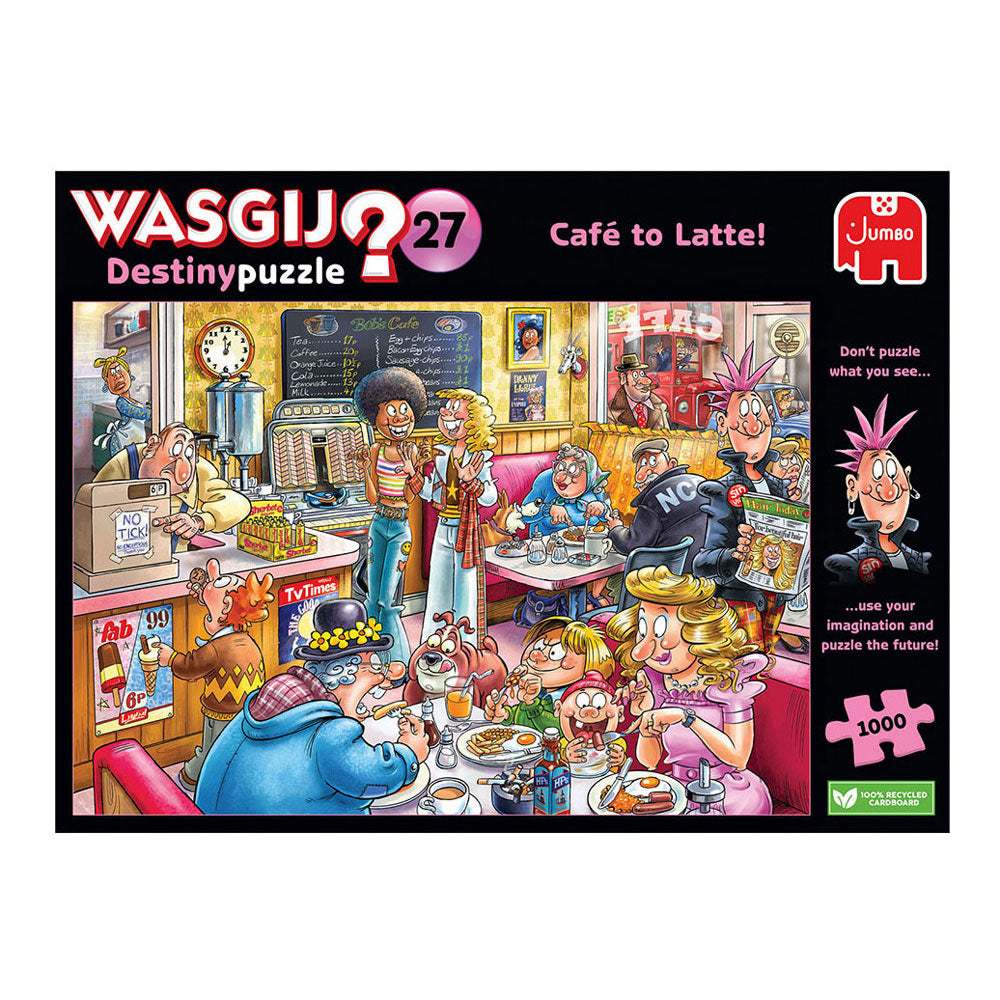 Jumbo wasgij destiny 27 legpuzzel de koffieshop!, 1000st.
