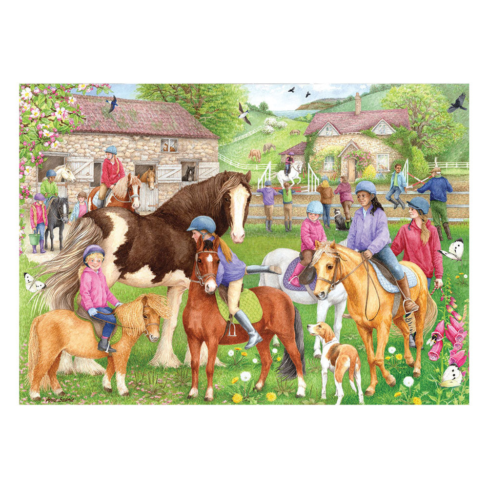 Scuola di equitazione Jumbo legpuzzzel, 1000pz.
