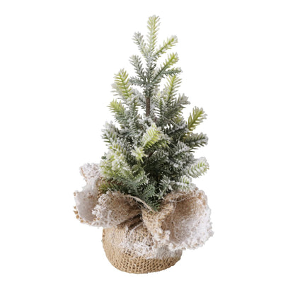 Boltze home Árbol de Navidad nevado h22cm