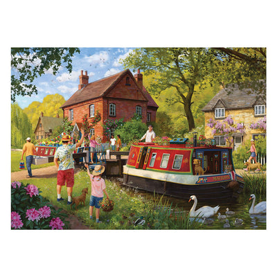 Serrature di campagna Jumbo legpuzzzel, 1000 pezzi.