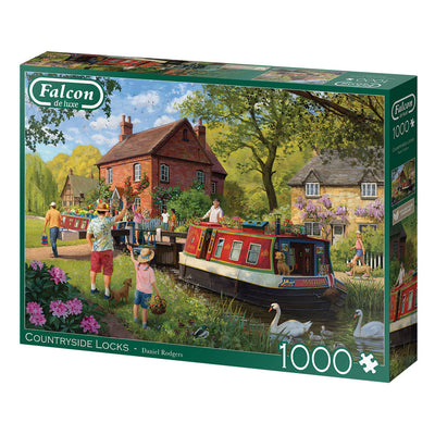 Serrature di campagna Jumbo legpuzzzel, 1000 pezzi.