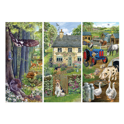 Jumbo legpuzzzel fattoria boschiva, 1000pz.