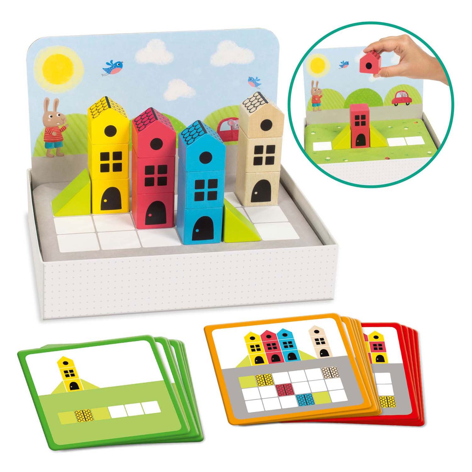 Jumbo goula - gioco educativo prescolare di città logica