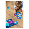 Puzzle reversible goula jumbo xxl granja día y noche, 27 uds.