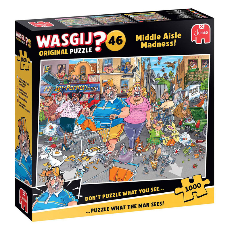 Merkloos sans marque wasgij original 46 legpuzzel - buitenkansjes!, 1000st.