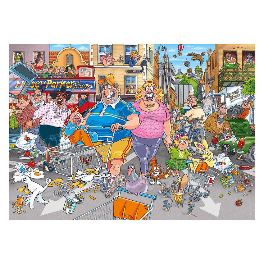 Merkloos sans marque wasgij original 46 legpuzzel - buitenkansjes!, 1000st.