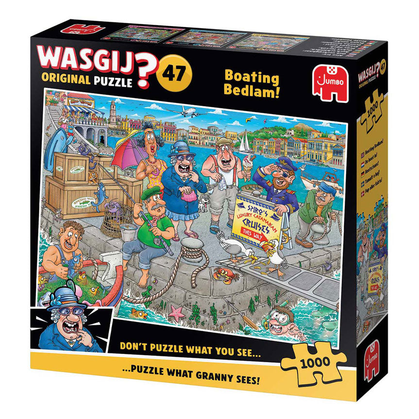 Wasgij Original 47- ¡En el bote! 1000 piezas