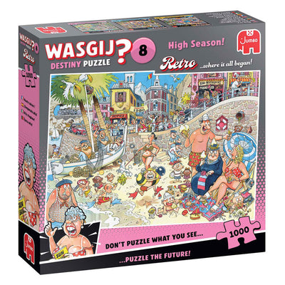 Jumbo wasgij retro destiny 8 legpuzzel - hoogseizoen!, 1000st.