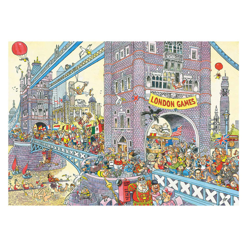Puzzle Jumbo Wasgij Retro Mystery 8 - L'ultimo ostacolo!, 1000 pezzi.