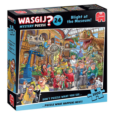 Wasgij mystery 24 legpuzzel - paniek in het museum!, 1000st.