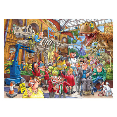 Wasgij mystery 24 legpuzzel - paniek in het museum!, 1000st.