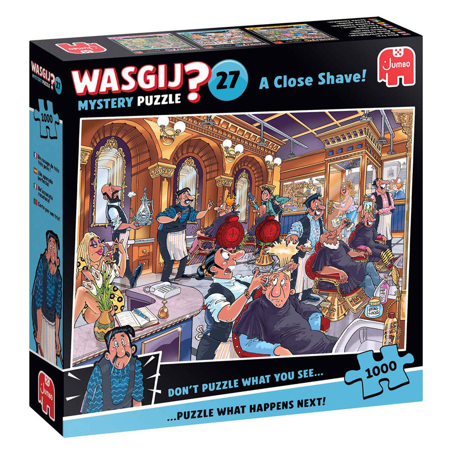 Wasgij mystery 27 legpuzzel - vlam in de pan!, 1000st.
