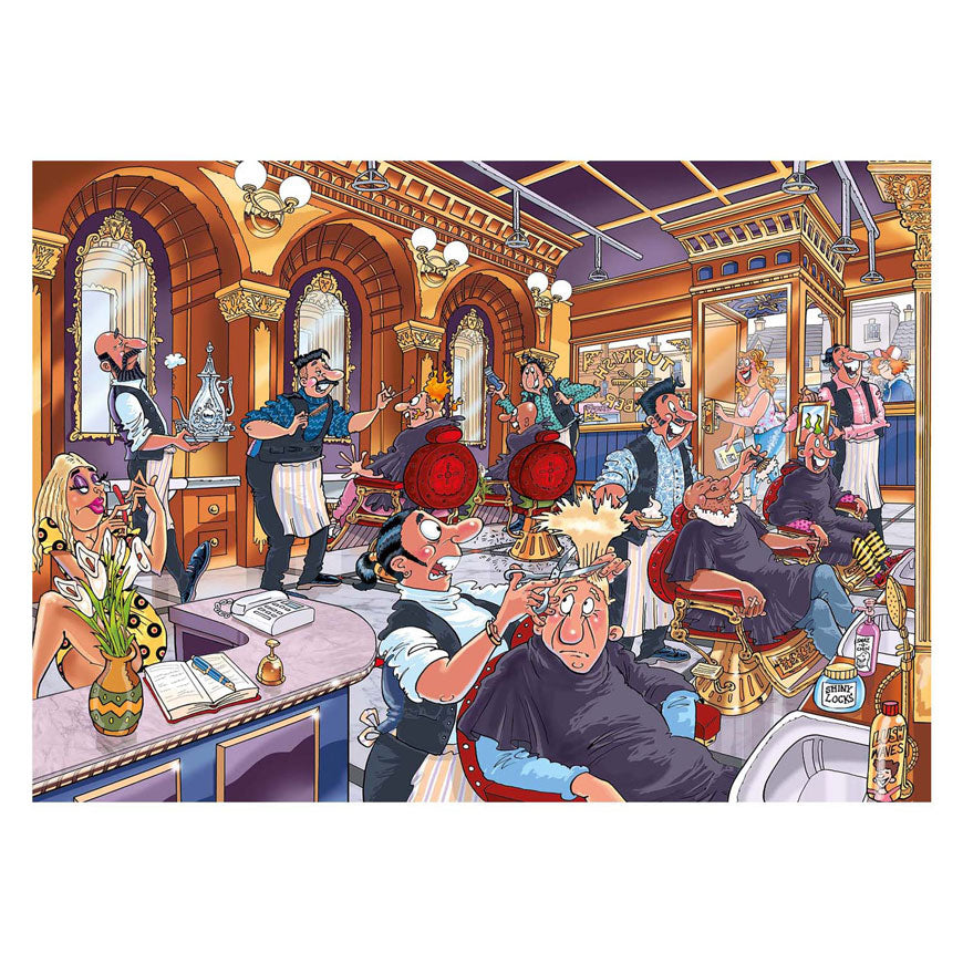 Wasgij mystery 27 legpuzzel - vlam in de pan!, 1000st.
