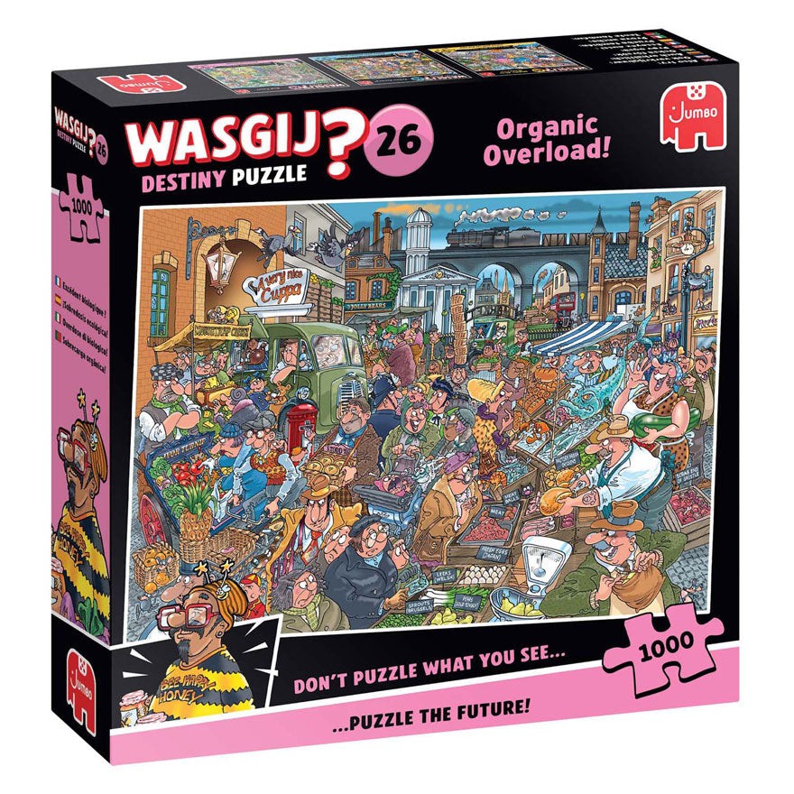 Jumbo wasgij destino 26 puzzle - pieno di bio!, ​​1000 pezzi.