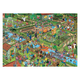 Jumbo jan van haasteren legpuzzel - volkstuintjes, 1000st. - afbeelding 2