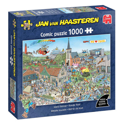 Jumbo jan van haasteren legpuzzel - rondje texel, 1000st.