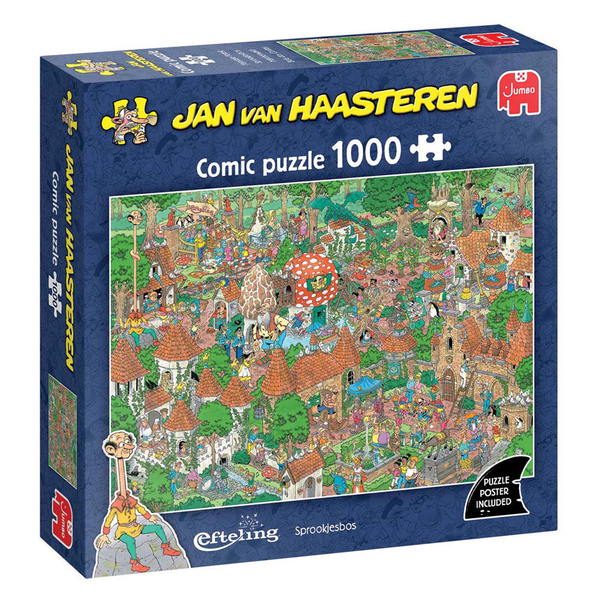 Rompecabezas Jumbo de Jan van Haasteren - Bosque de cuento de hadas de Efteling, 1000 uds.