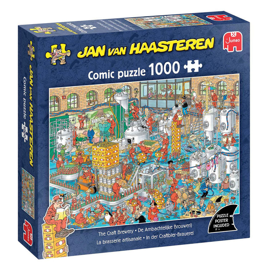 Puzzle Jumbo Jan van Haasteren - Il birrificio artigianale, 1000 pezzi.