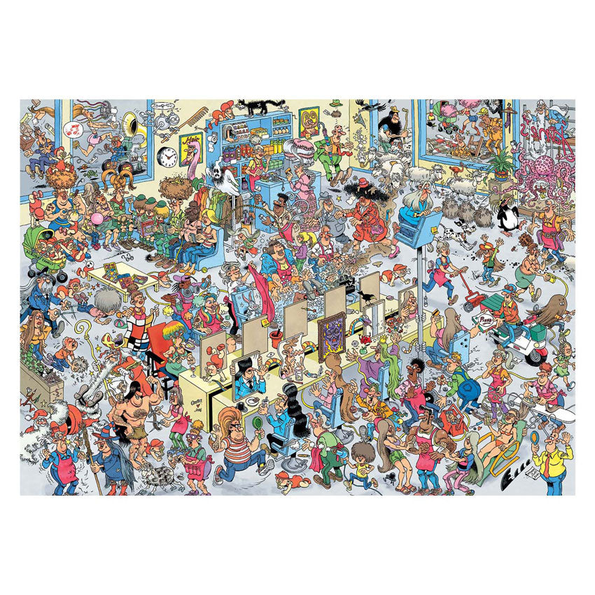 Puzzle Jumbo Jan van Haasteren - dal parrucchiere, 1000 pezzi.