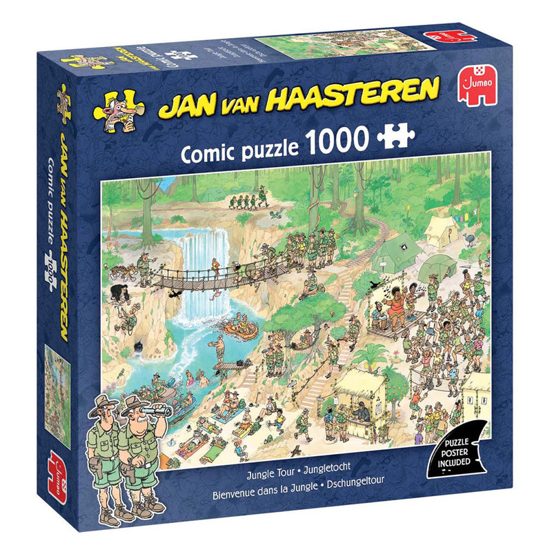Jan Van Hasteren de Jungletocht 1000 pezzi