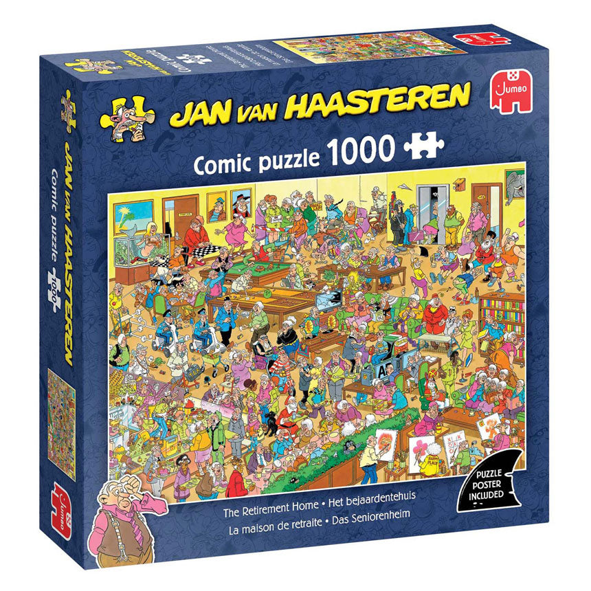 Puzzle Jan van Haasteren - La casa di riposo, 1000 pezzi.