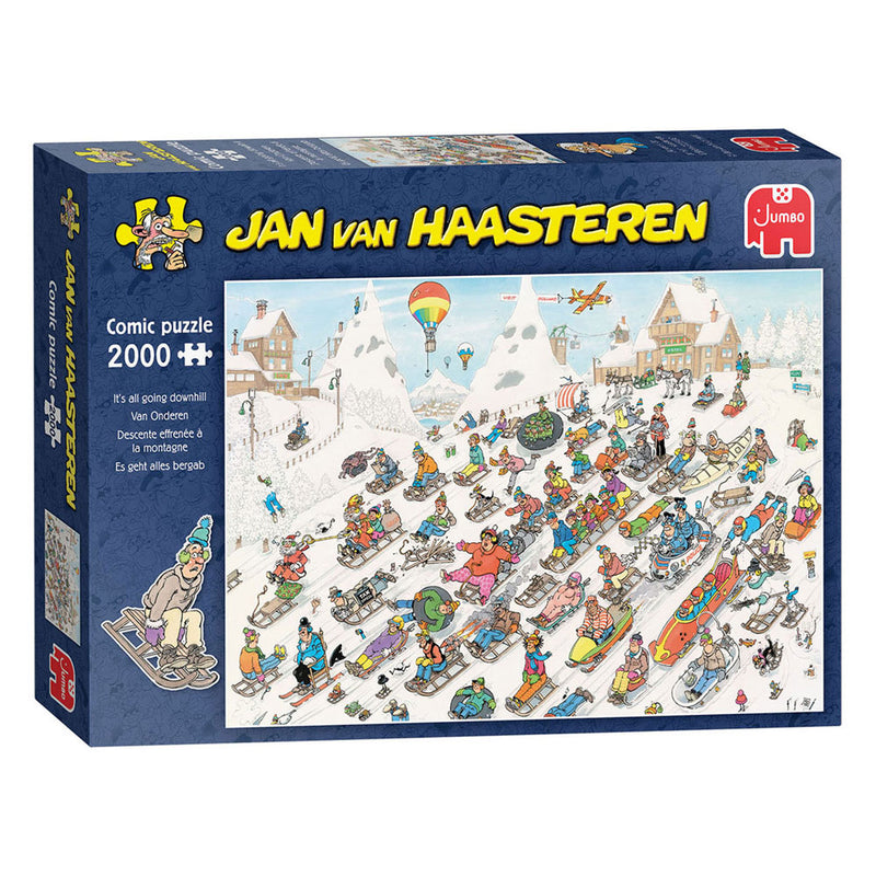 Puzzle Jumbo Jan van Haasteren - dal basso! - 2000 pezzi.