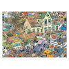 Jumbo jan van haasteren legpuzzel - 2in1 safari storm, 2x1000st.