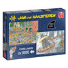 Jumbo jan van haasteren legpuzzel - de kaasmarkt skutsjesilen - 2x1000st.