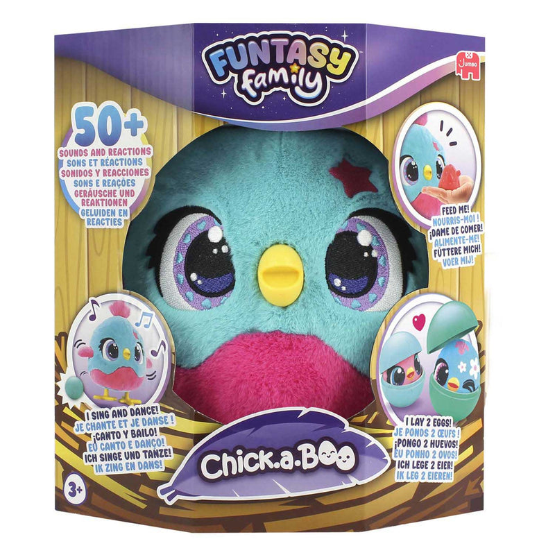 Funtasy family chick-a-boo - interactieve knuffel