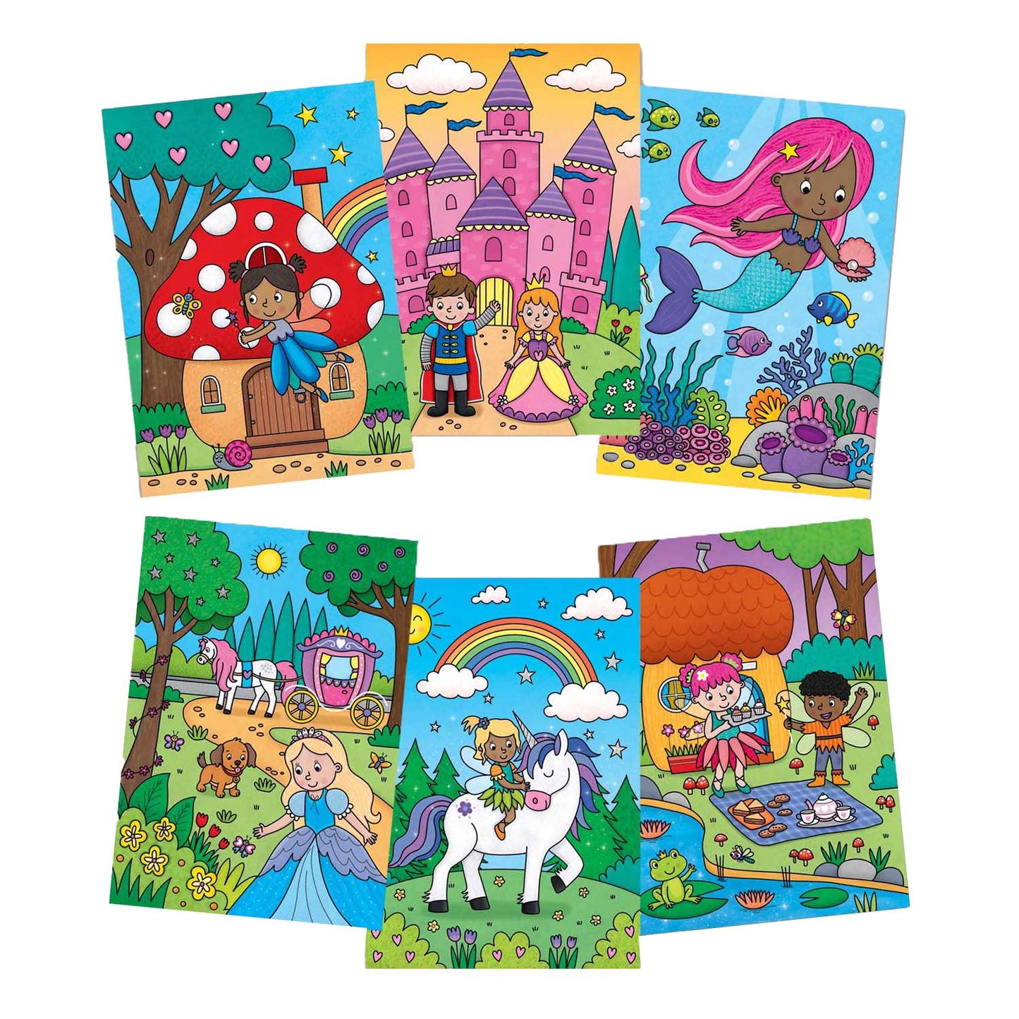 Jumbo Galt - cuentos de hadas de magia de agua - 6 páginas para colorear