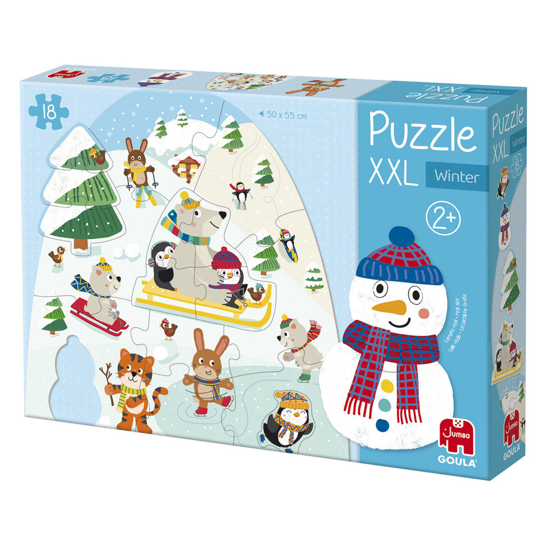 Goula jumbo puzzle xxl winter - 18 pcs.