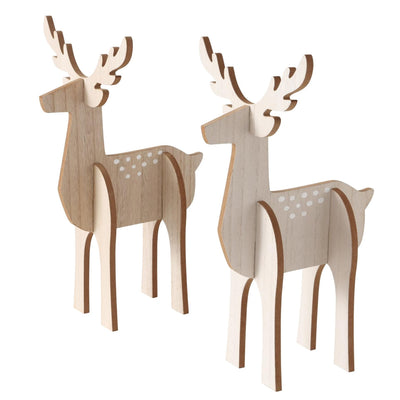 Boltze home figura ciervo rugen mdf h40,2cm