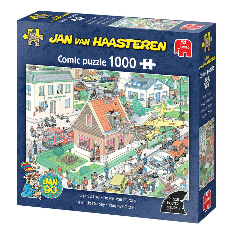 Rompecabezas de Jan van Haasteren - Ley de Murphy - 1000 piezas.