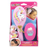 Spazzola per capelli segreta Funlockets con brillantini | 8 pezzi