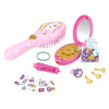 Spazzola per capelli segreta Funlockets con brillantini | 8 pezzi