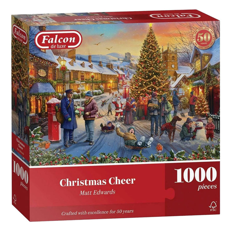 Puzzle navideño jumbo halcón - 1000 uds.