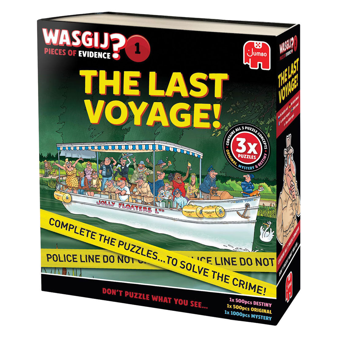 Prove Wasgij - L'ultimo viaggio - Puzzle unico 3 in 1 con mistero