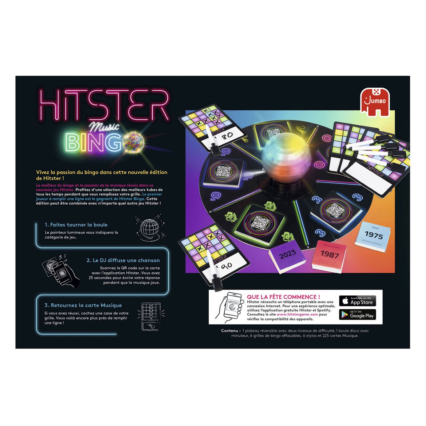 Hitster jumbo bingo gezelschapsspel